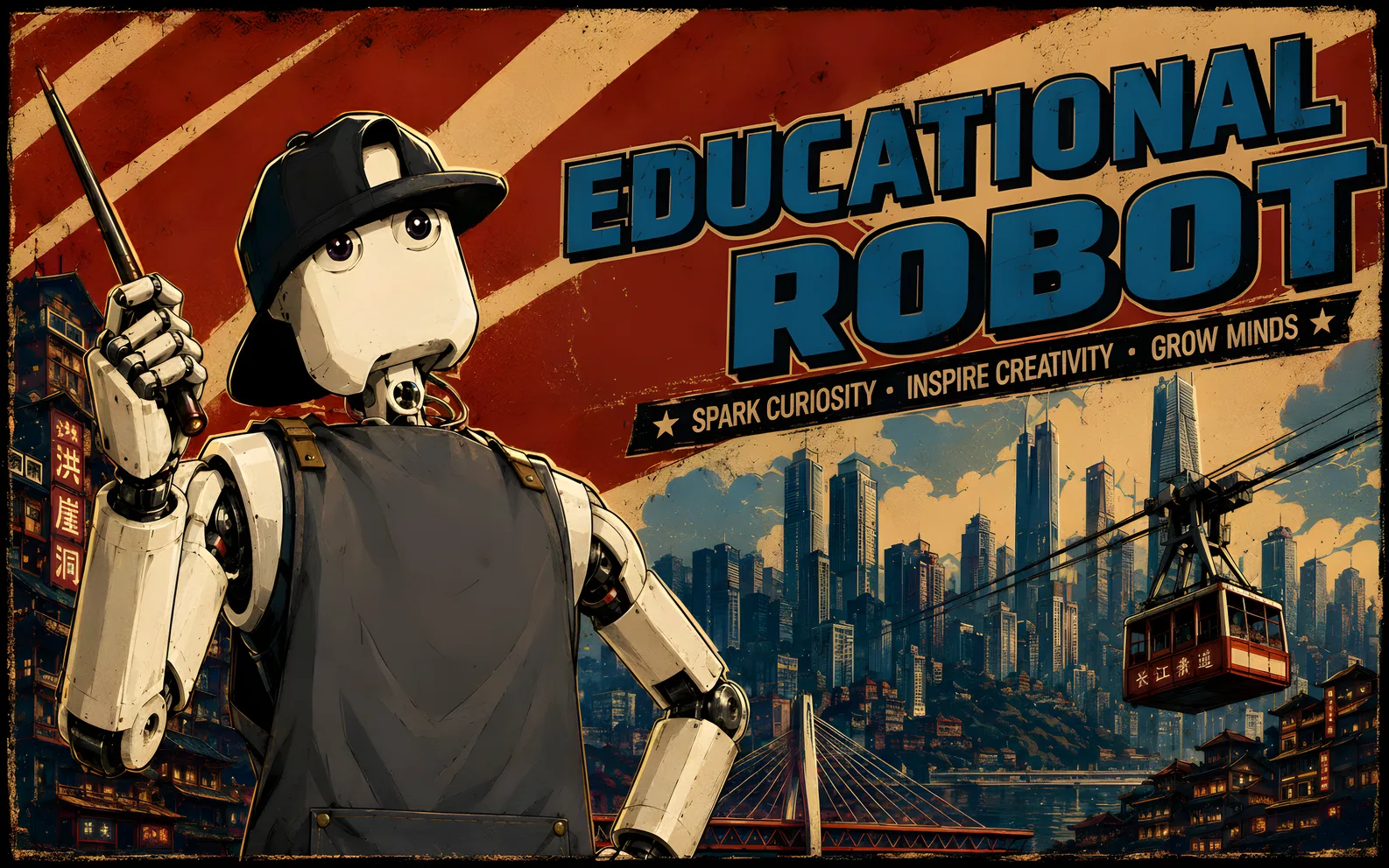 Educational Robot: Spark curiosity · Inspire creativity · Grow minds